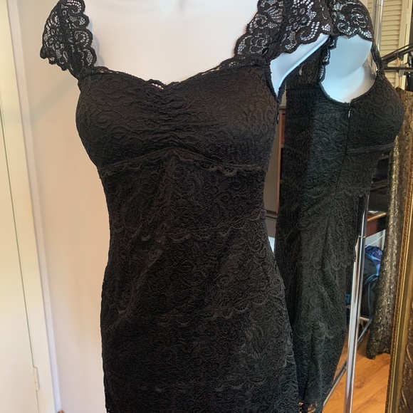 Lace Mini Dress - Picture 1 of 6